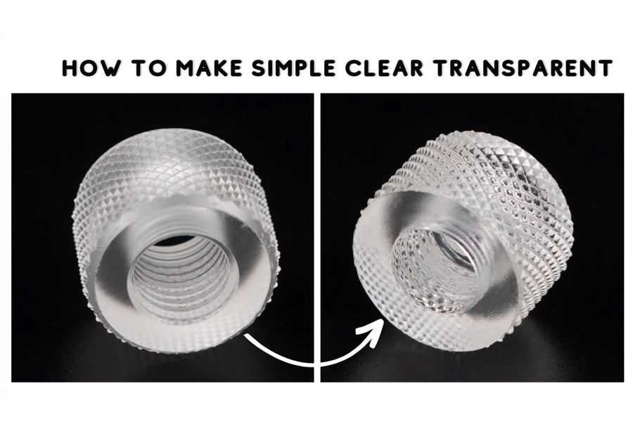 How to make Simple Clear more transparent after printing